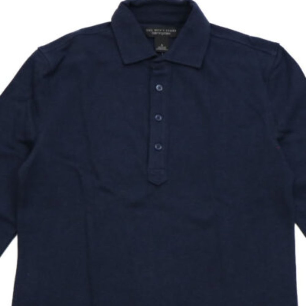BLOOMINGDALES Blue Polo Sweater - Picture 8 of 11